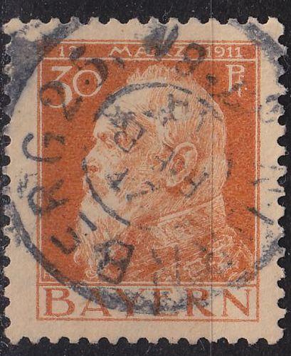 GERMANY Bayern Bavaria [1911] MiNr 0081 I ( O/used )