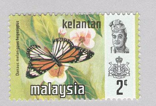 Malaysia Kelantan 99 Butterflies MNH 1 (BP97412)