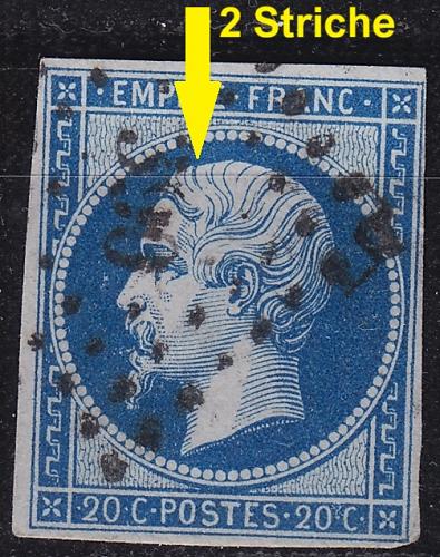 FRANKREICH FRANCE [1853] MiNr 0013 II a ( O/used ) [02]