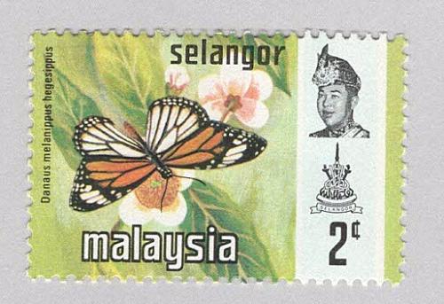 Malaysia Selangor 129 Butterfly MNH (BP96514)
