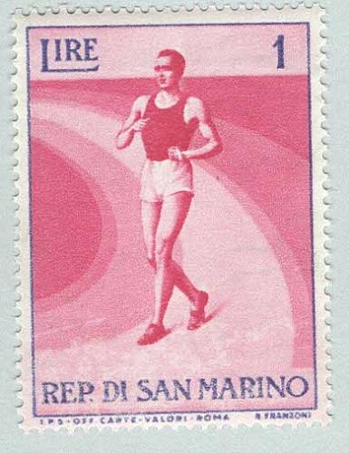 San Marino 345 Walking Racer MNH 3 (BP96219)