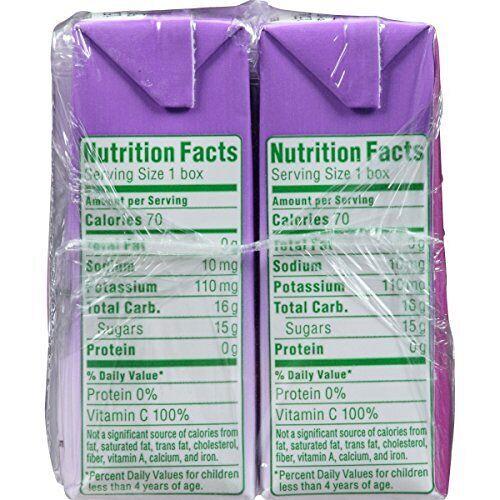 Juicy Juice Grape 4.23 Ounce Boxes 8 Count Pack of 5