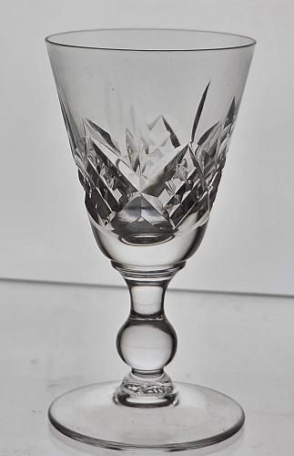 4 Signed Hand Cut Glass Liquor Glengarry Cambridge Stuart