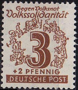 GERMANY Alliiert SBZ [West-Sachsen] MiNr 0138 ( **/mnh )