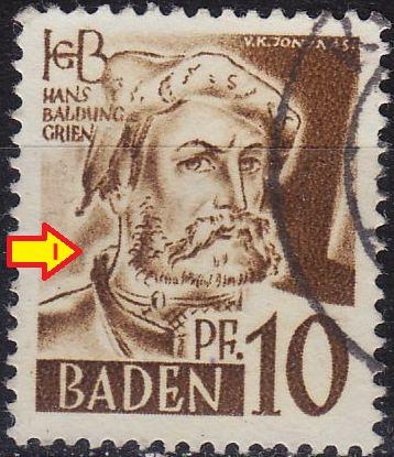 GERMANY Alliiert Franz. Zone [Baden] MiNr 0017 y I ( O/used )