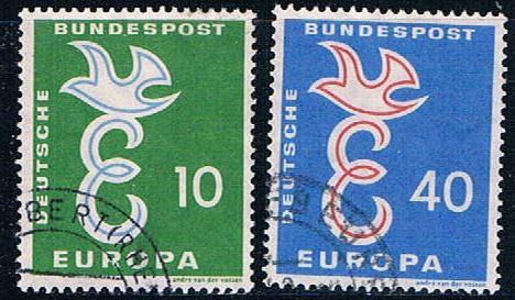 Germany 790-91 Used Europa 1958 (GI0659P194)+