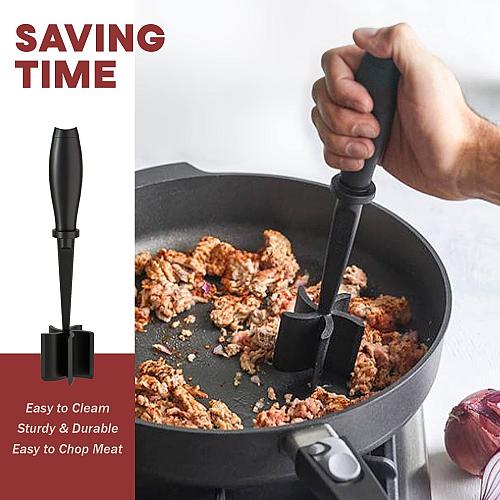 Meat Grinder Hamburger Grinder Masher and Burger Masher Premium Heat Resistan...