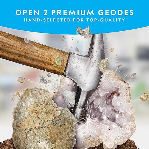 NATIONAL GEOGRAPHIC Rock Collection Box for Kids – 300 Piece Gemstones and Cr...