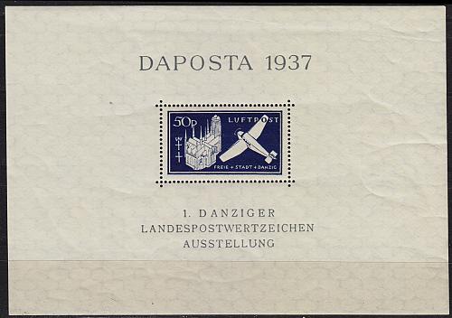 GERMANY REICH Danzig [1937] MiNr 0271 Block 2b ( **/mnh ) [02]