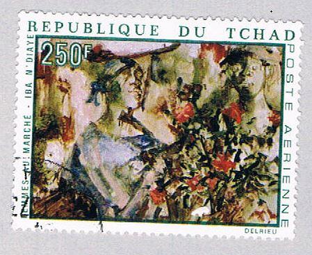 Chad C62 Used Woman at market 1970 CV 1.00 (BP4847)