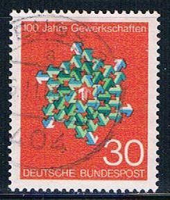 Germany 991 Used Trade Unions (GI0457P109)+