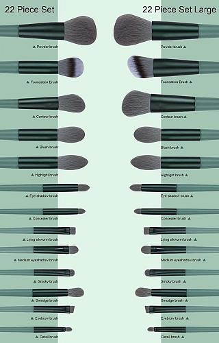 Koccido Makeup Brushes 22 Pcs Makeup KitFoundation Brush Eyeshadow Brush Make...