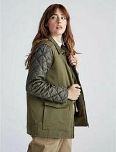 Lucky Brand Quilted Jacket 7W31317 NWT Women`s Medium