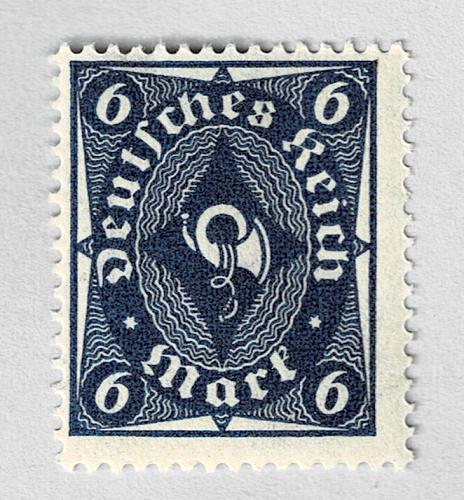 Germany 189 posthorn blue 1921 MLH (BP90934)