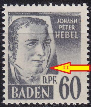 GERMANY Alliiert Franz. Zone [Baden] MiNr 0025 y II ( */mh )