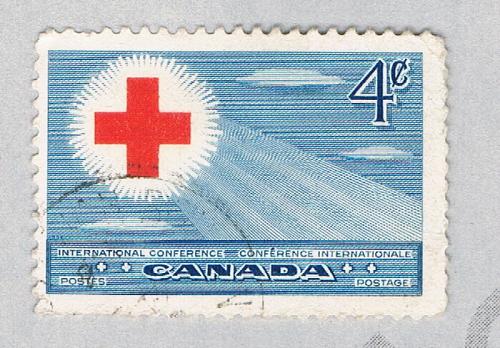 Canada Red cross blue 4c (AP128410)