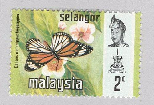 Malaysia Selangor 129 Butterfly MNH (BP96513)