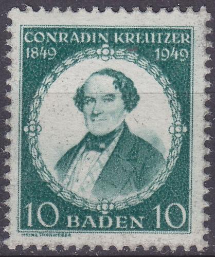 GERMANY Alliiert Franz. Zone [Baden] MiNr 0053 II ( **/mnh )