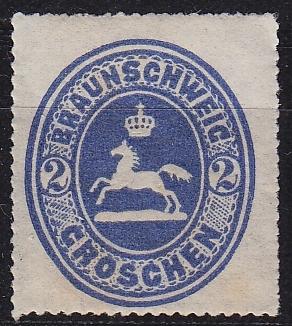 GERMANY Braunschweig [1865] MiNr 0019 ( */mh ) [01]