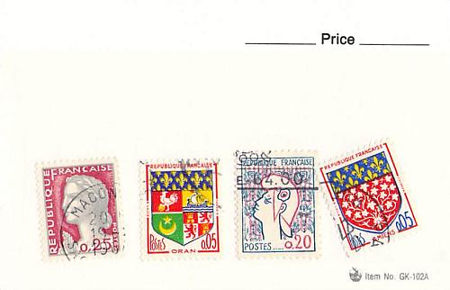 France 4 different of 4 total stamps included (SC0_235)