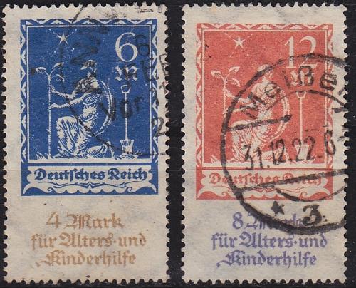 GERMANY REICH [1922] MiNr 0233-34 ( O/used ) [02]