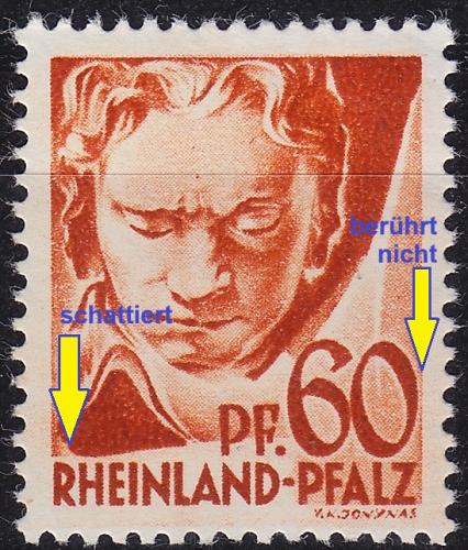 GERMANY Alliiert Franz. Zone [RheinlPfalz] MiNr 0012 yv V ( **/mnh )