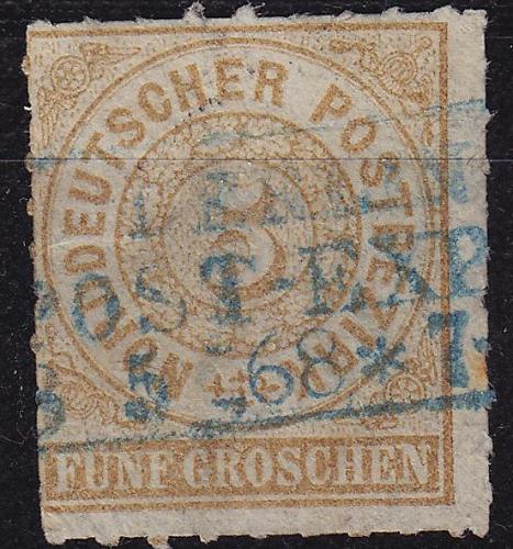 GERMANY Norddeutsch [1868] MiNr 0006 ( O/used ) [01]