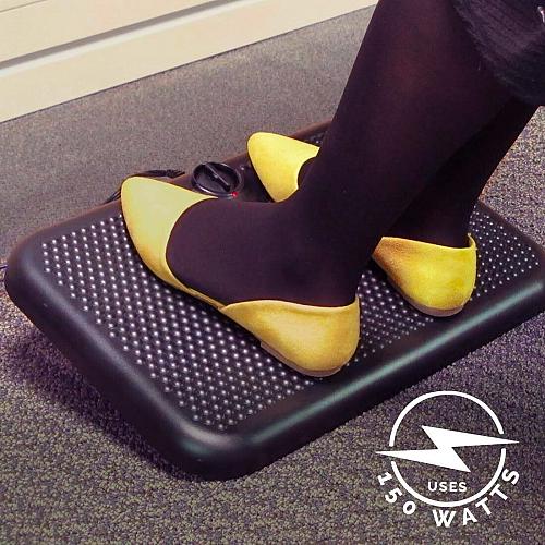 Cozy Products Toasty Toes Foot Warmer Ergonomic Heated Footrest with 3 Adjust...