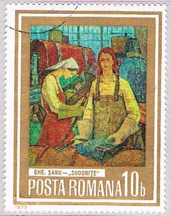 Romania Painting workers 10 (AP113612)