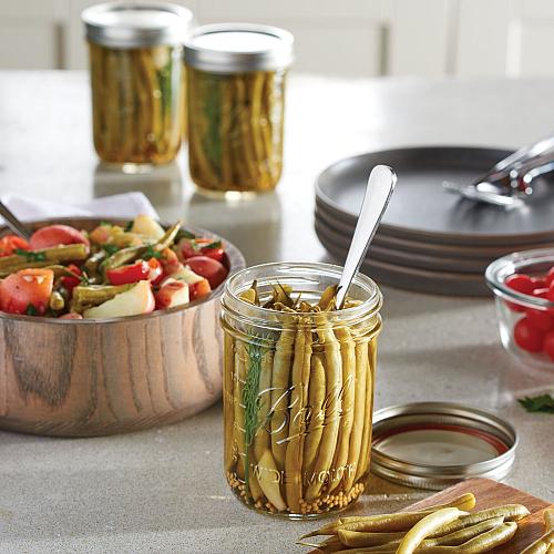 Ball Glass Mason Jars with Lids & Bands Wide Mouth Clear 16 oz 12 Count
