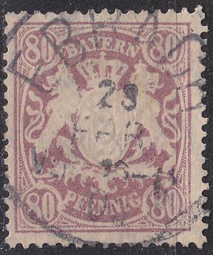 GERMANY Bayern Bavaria [1900] MiNr 0068 ( O/used ) [03]