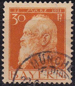 GERMANY Bayern Bavaria [1911] MiNr 0081 I ( O/used ) [02]