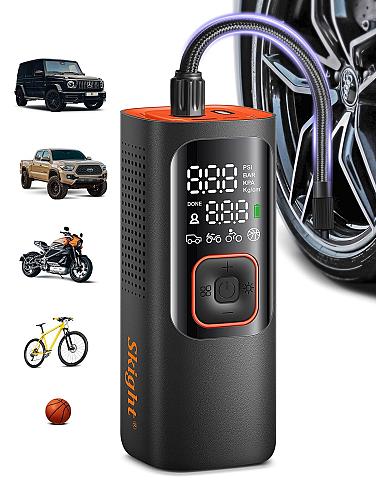 Skight Tire Inflator Portable Air Compressor - Powerful 150PSI & 2X Faster Ac...