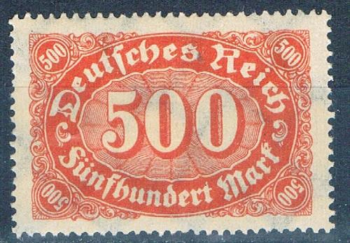 Germany 203 Unused Numeral 500 1922 (G0663)+