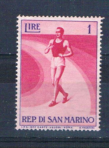 San Marino 345 Unused Walking Racer 1954 (ML0344)+