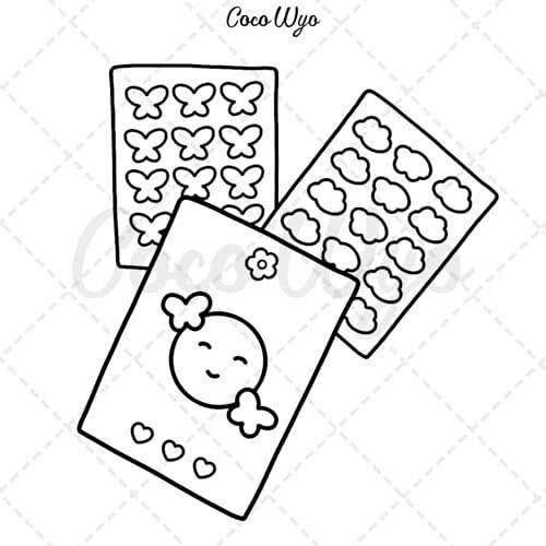 Glow Cosmetics Coloring Book for Adults and Kids Bold and Easy Simple and Big...