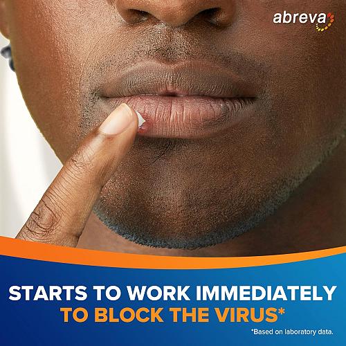 Abreva 10 Percent Docosanol Cold Sore Treatment Treats Your Fever Blister in ...