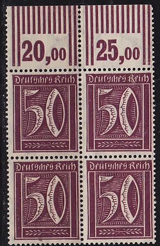GERMANY REICH [1921] MiNr 0183 b ( **/mnh ) [01] 4er