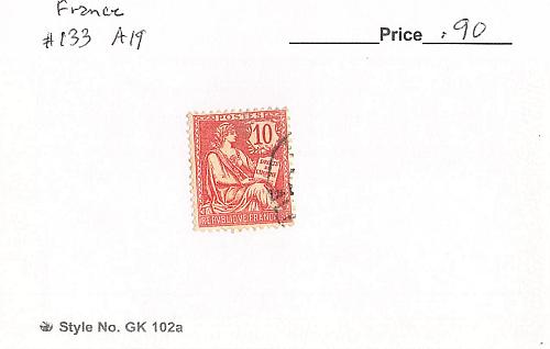 France 133 Used 1902 (SC0_141)