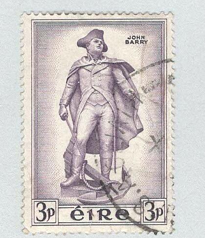 Ireland 155 Statue John Barry 1956 Used (BP93013)