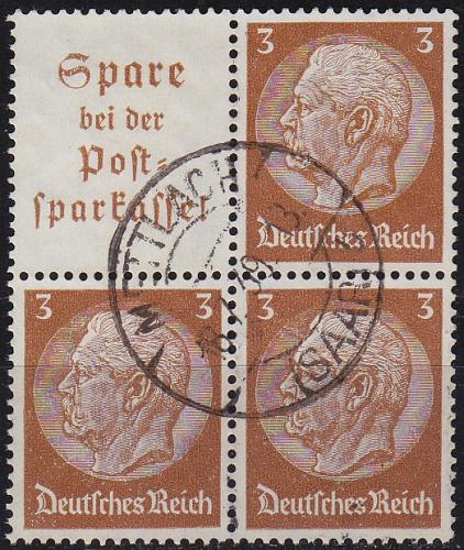 GERMANY REICH [Zdr] W079 ( O/used ) [02] 4er