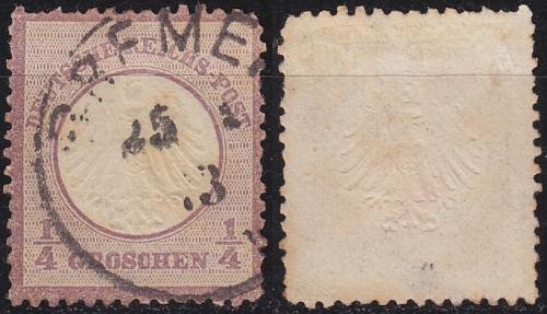 GERMANY REICH [1872] MiNr 0001 ( O/used ) [02]