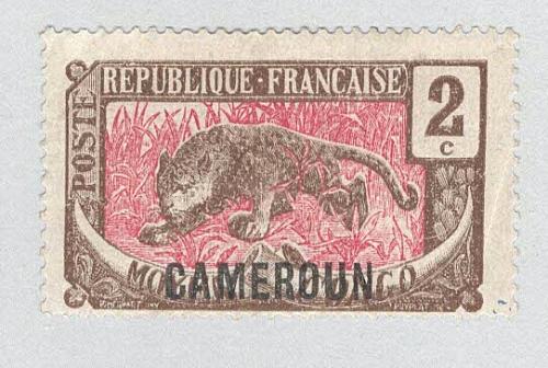 Cameroun 148 Leopard Overprint MLH (BP93224)
