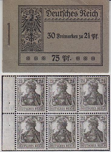 GERMANY REICH [Markenheft] MiNr 6 ( **/mnh )