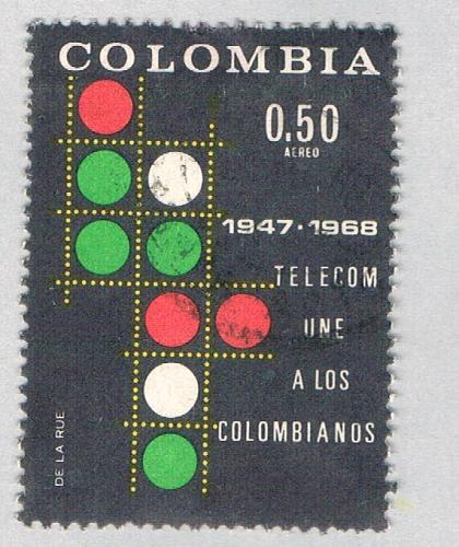 Colombia Telecom black 50c 1 (AP128614)