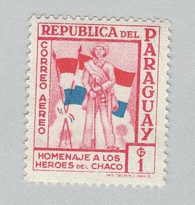 Paraguay C238 Soldier and Flags MNG 2 (BP96813)