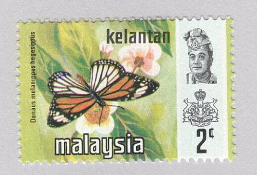 Malaysia Kelantan 99 Butterflies MNH 1 (BP97421)