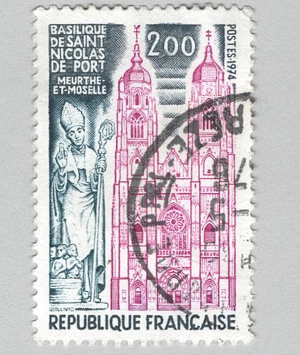 France Buildings pink Used (BP89603)