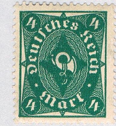 Germany 187 Unused Post Horn 2 1921 (G0646)+