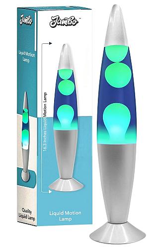JAMBO 16" Beautiful Lamp- The Upgraded Motion Lamp- Blue with Yellow/Green Wa...
